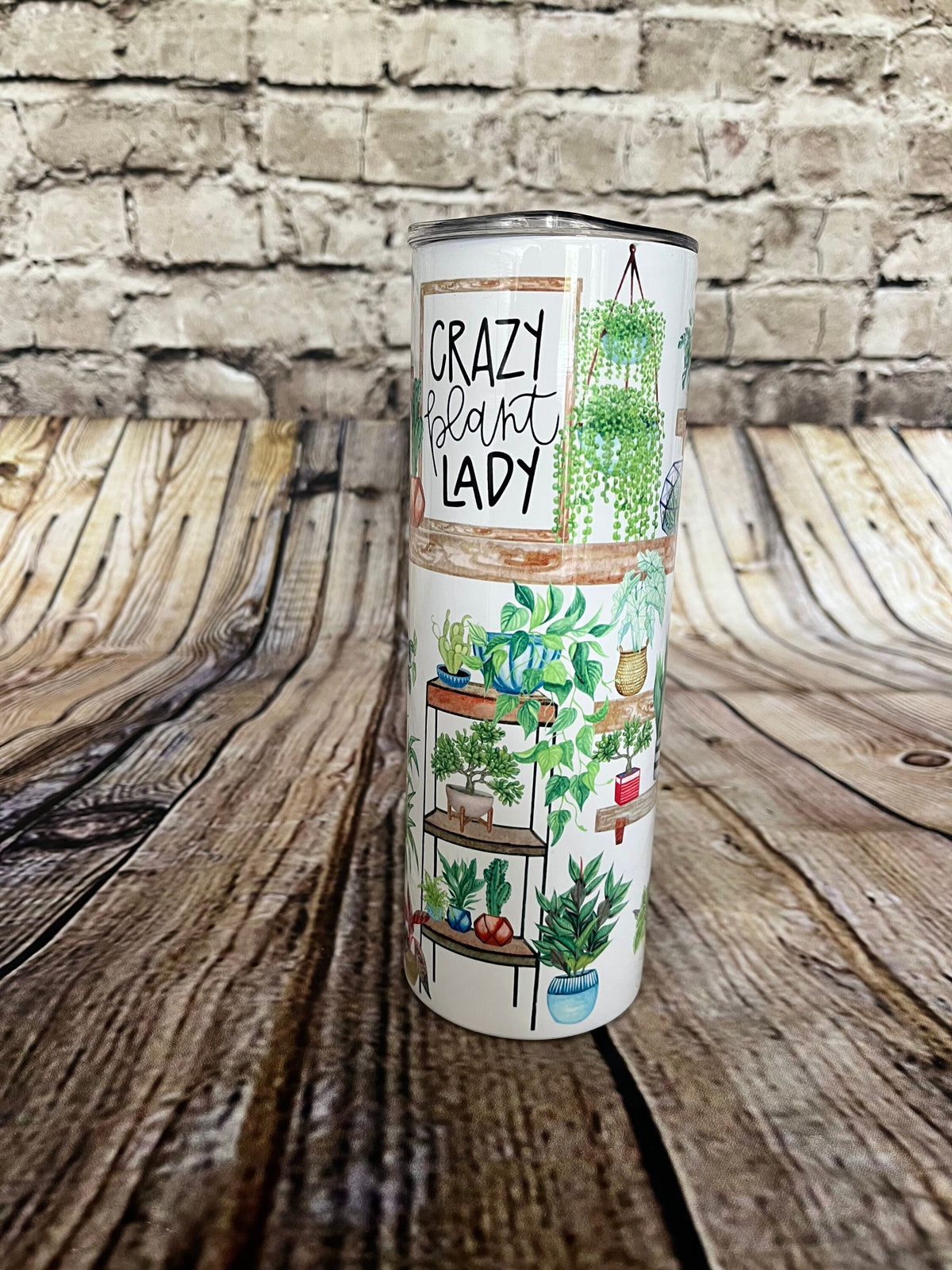 Crazy Plant Lady Tumbler, Horticulture Cup, Crazy Plant Lady Cup, Plant lady Tumbler, Tumbler With Plants, Plant Gift