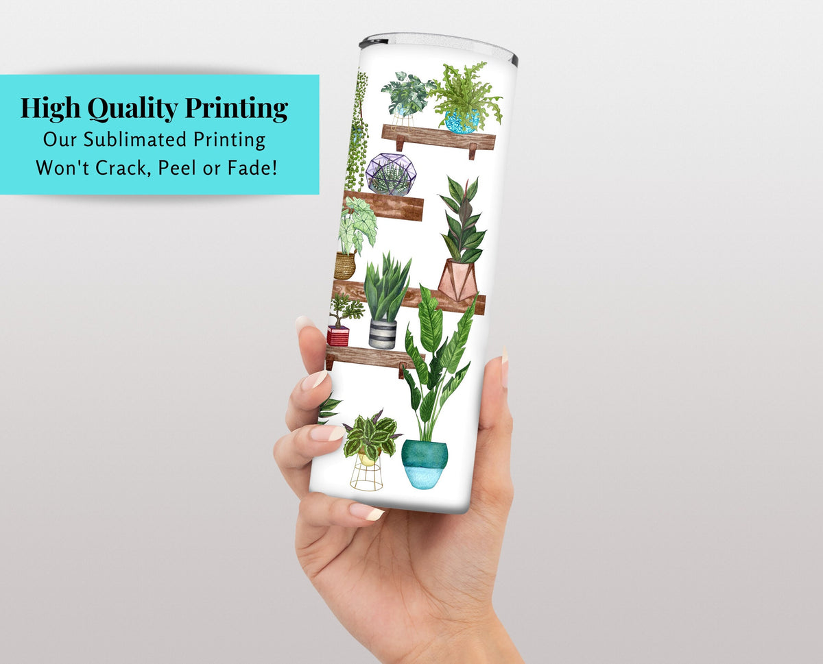Crazy Plant Lady Tumbler, Horticulture Cup, Crazy Plant Lady Cup, Plant lady Tumbler, Tumbler With Plants, Plant Gift