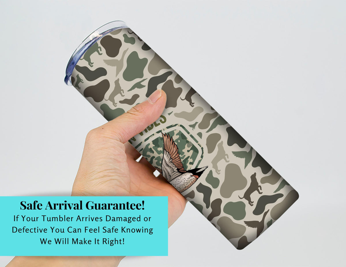 Camo Southern Vibes Tumbler Personalized, Duck Hunting Tumbling, Marsh Camo Tumbler, Duck Mug, 20oz Tumbler, Hunting Gift, Camo Gift, 20oz