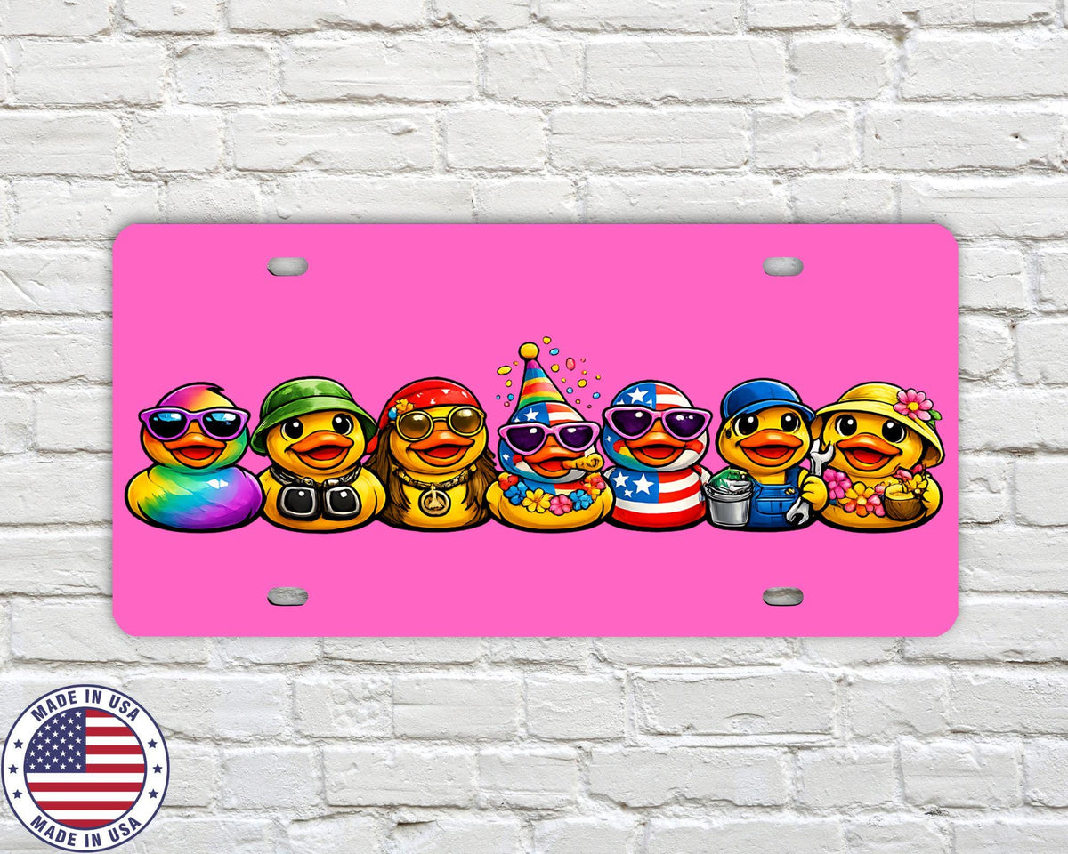 Rubber Duck Vanity License Plate | Duck Ducking Car Tag | Off Road Duck Plate | 4x4 Trail Duck License Plate | Funny Duck Car Plate 6 Colors