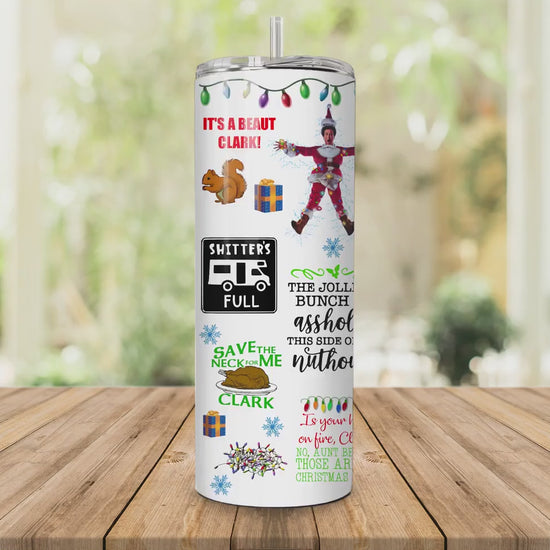 Christmas Vacation Tumbler, Griswold Tumbler, Christmas Tumbler, Griswold Cup, Lampoons Christmas Vacation,  20oz Tumbler Clark Griswold